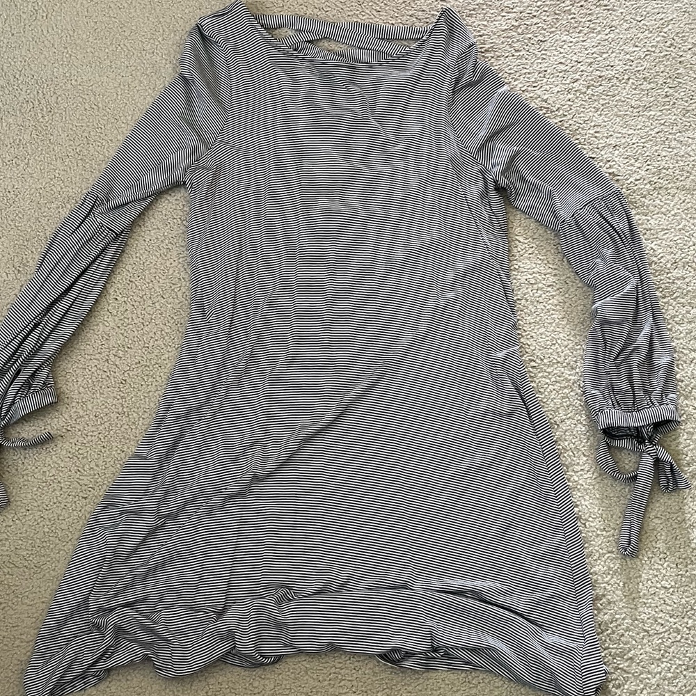 American eagle baby doll striped dress size large